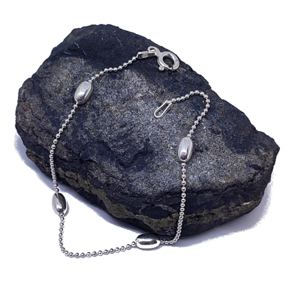 Pulsera Elegante Minimalista Dama Plata 925 Italiana 18 Cm Brillo Encanto