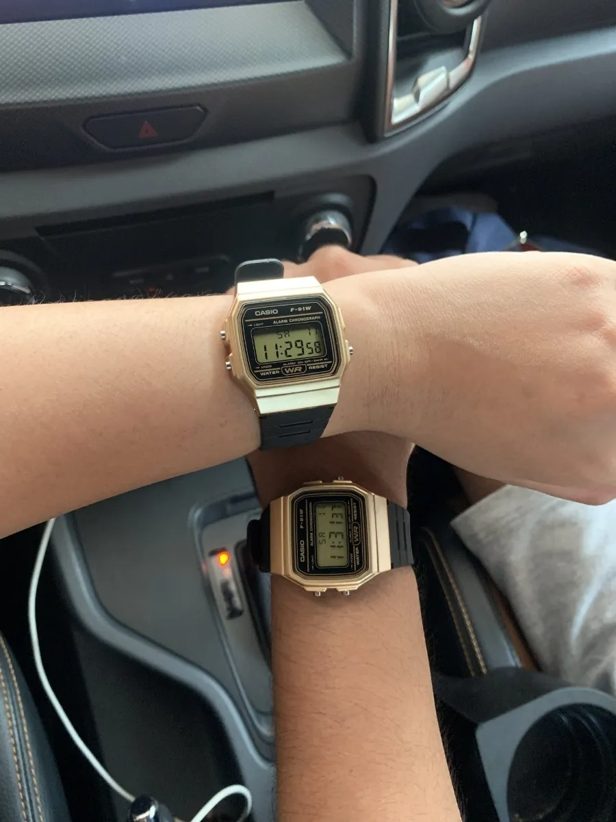 Reloj Casio F 91wm Unisex Original 100% Estilo Retro Vintage Brillo Encanto