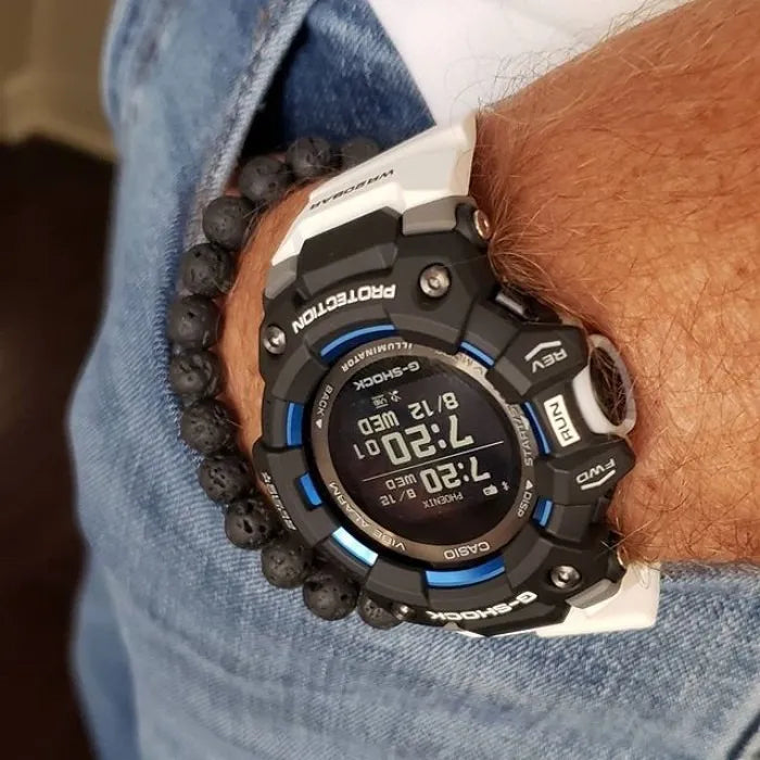 Reloj Casio G Shock Hombre Deportivo Fitness Y Sumergible GBD-100-1A7DR Brillo Encanto
