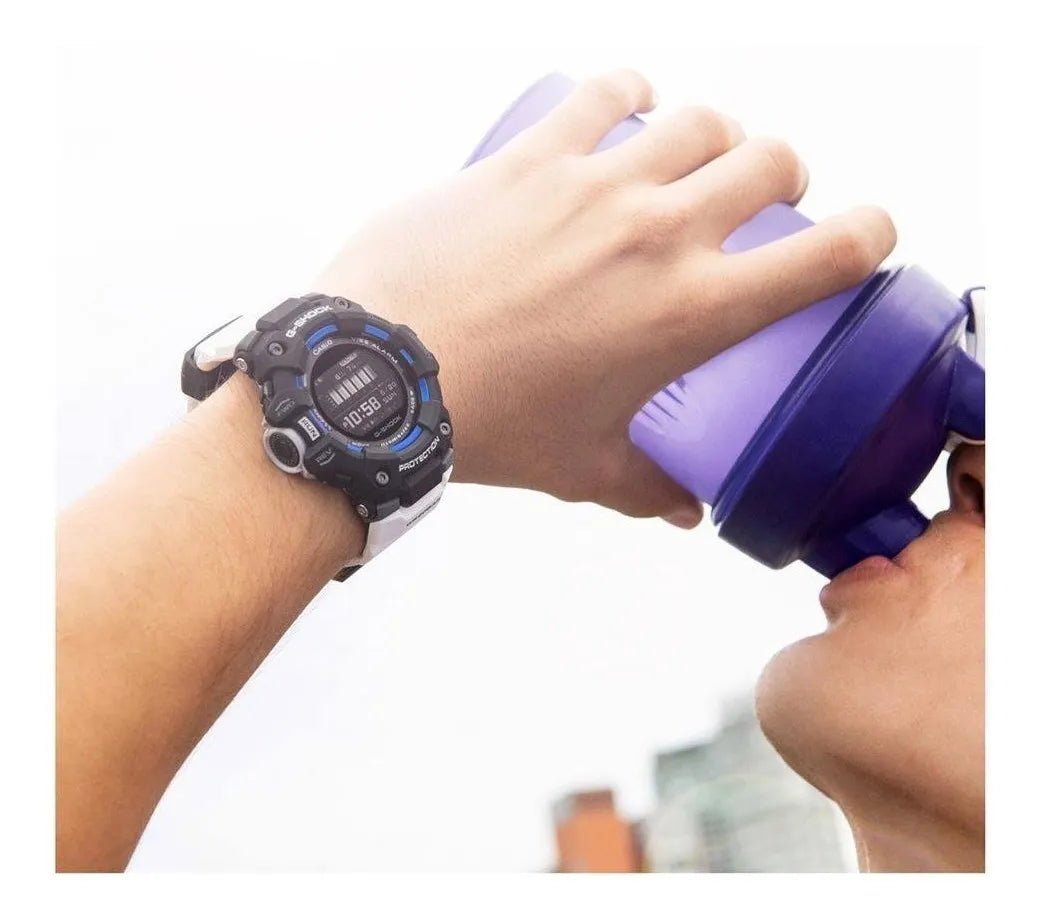 Reloj Casio G Shock Hombre Deportivo Fitness Y Sumergible GBD-100-1A7DR Brillo Encanto