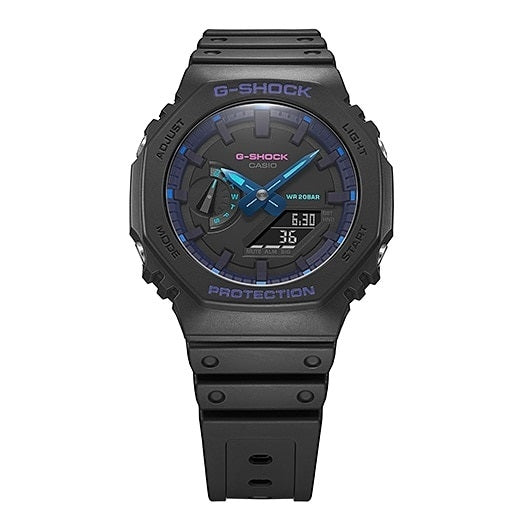 Reloj Casio G-shock GA-2100VB-1ADR Unisex Original Deportivo Sumergible Ciber Punk Brillo Encanto