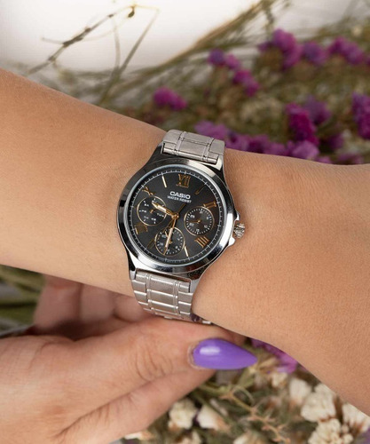 Reloj Casio Mujer Colección Lujo Acero Elegante LTP-V300D-1A2UDF Brillo Encanto