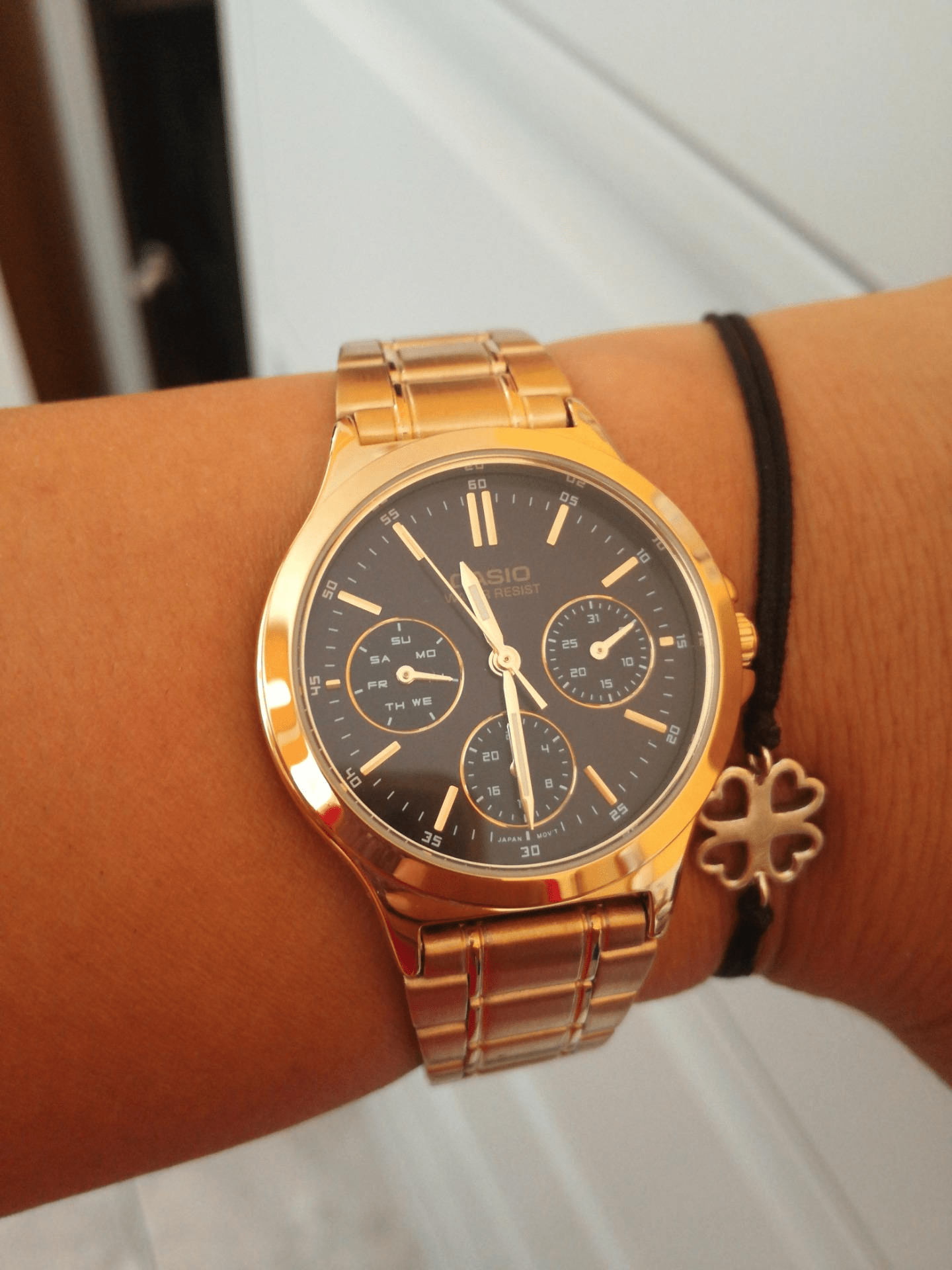 Reloj Casio Mujer LTP-V300G-1AUDF Dorado Original Pulso Acero Brillo Encanto