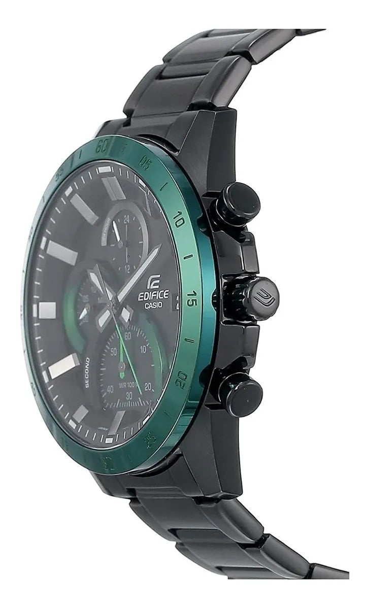 Reloj Edifice Casio Original Acero Ejecutivo Casual Hombre EFR-571DC-1AVUDF Brillo Encanto