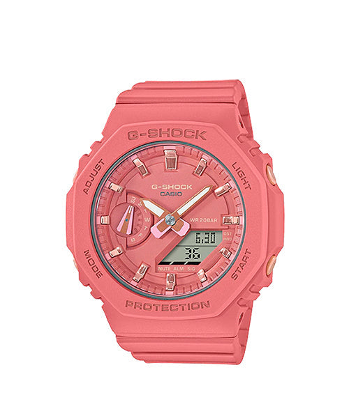 Reloj G Shock Casio GMA-S2100-4A2DR Mujer Deportivo Sumergible Rosado Brillo Encanto
