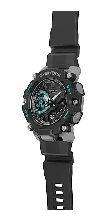 Reloj G-shock Hombre Deportivo Sumergible Y Brújula Digital GA-2200M-1ADR Brillo Encanto