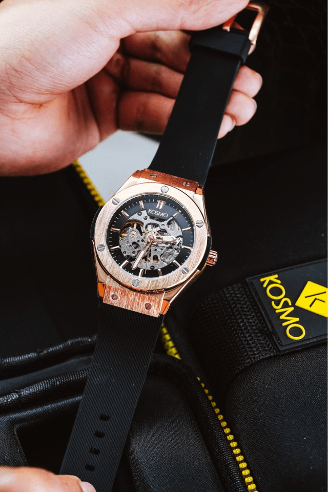Reloj Kosmo K60599 Hombre Automático a corazón Abierto Brillo Encanto