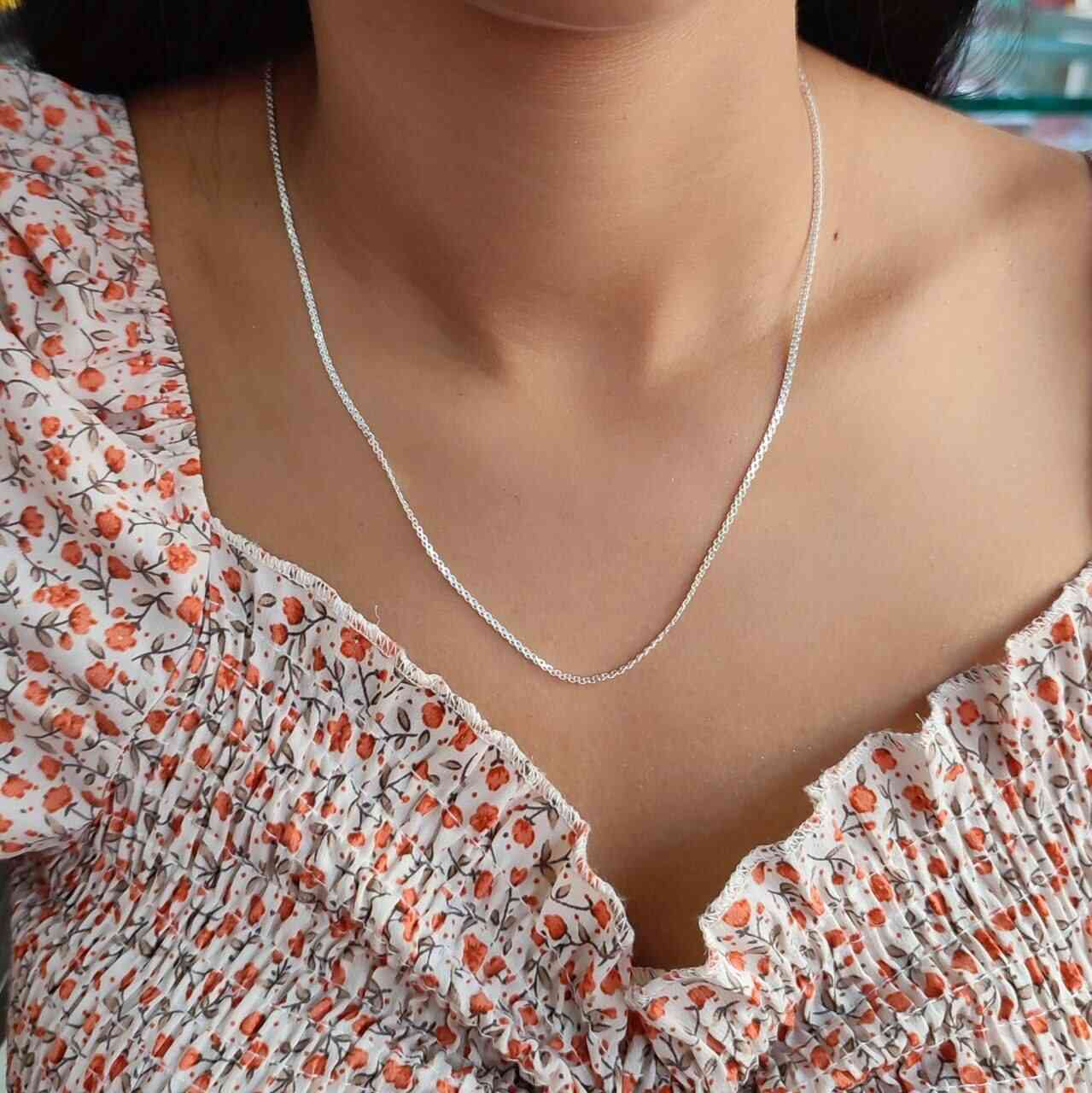 Cadena Chinesca Plata925 Mujer brillo encanto