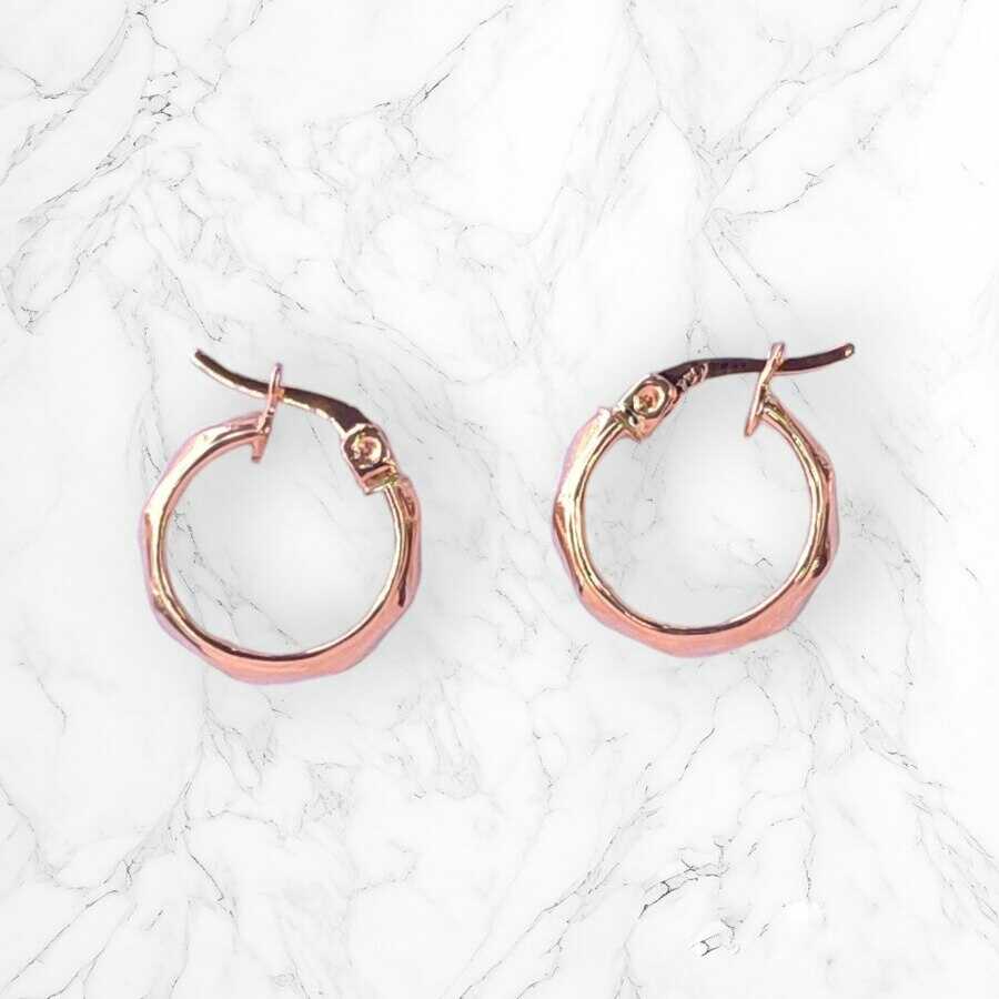 aretes en oro 18k italiano