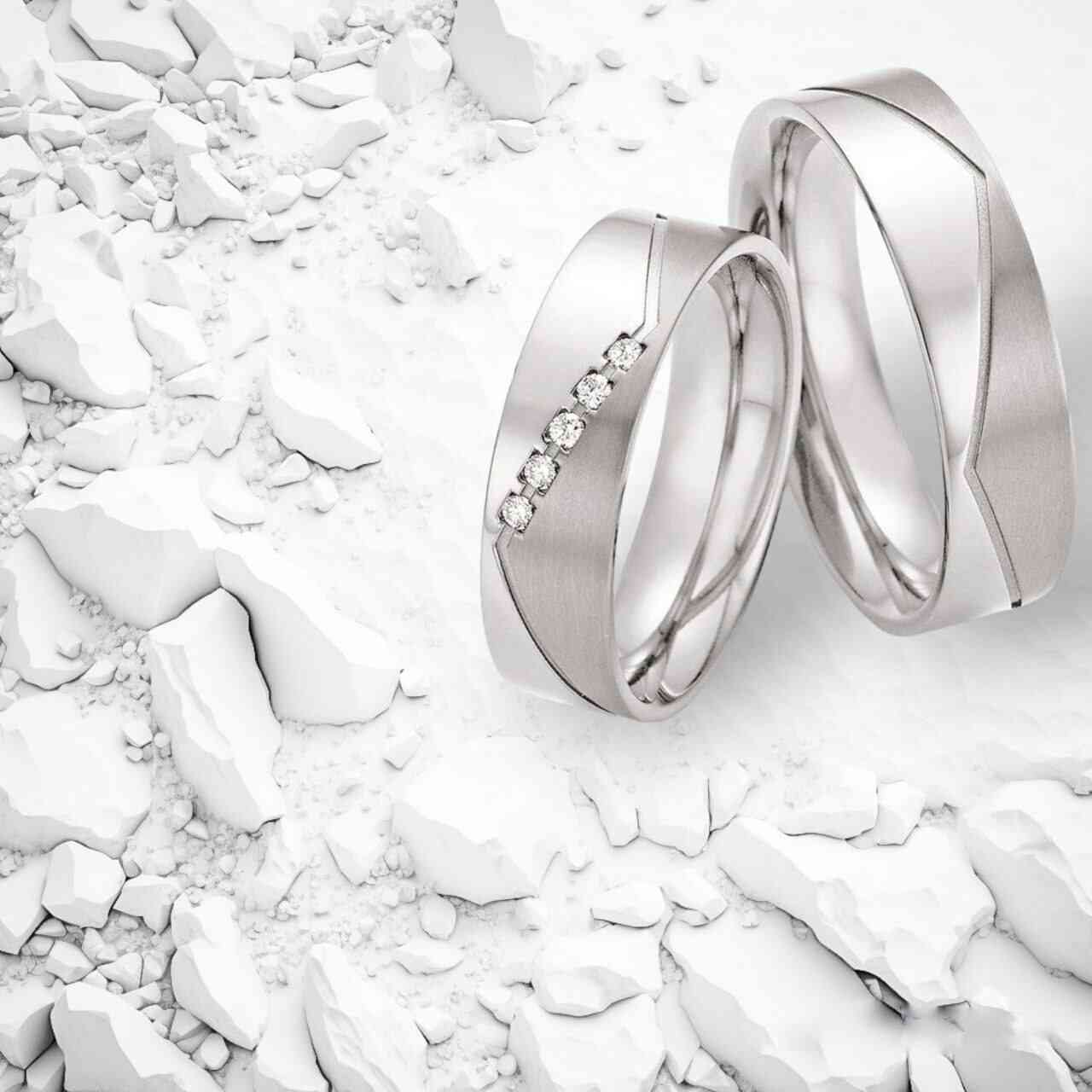 Compromiso Plata Anillo De Compromiso Y Aro De Matrimonio Anillos