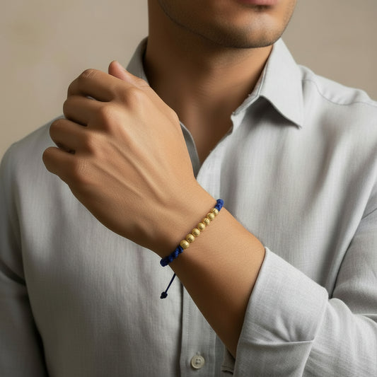 Pulsera Unisex Balines Diamantados de ORO 18K