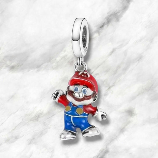 Dije Charm Mario Bros Plata925