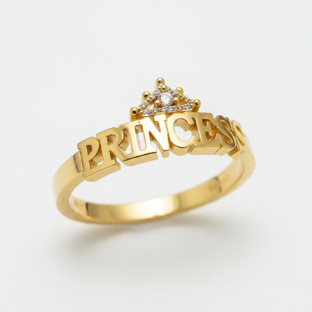 Anillo 15 Años Princess Oro 18K
