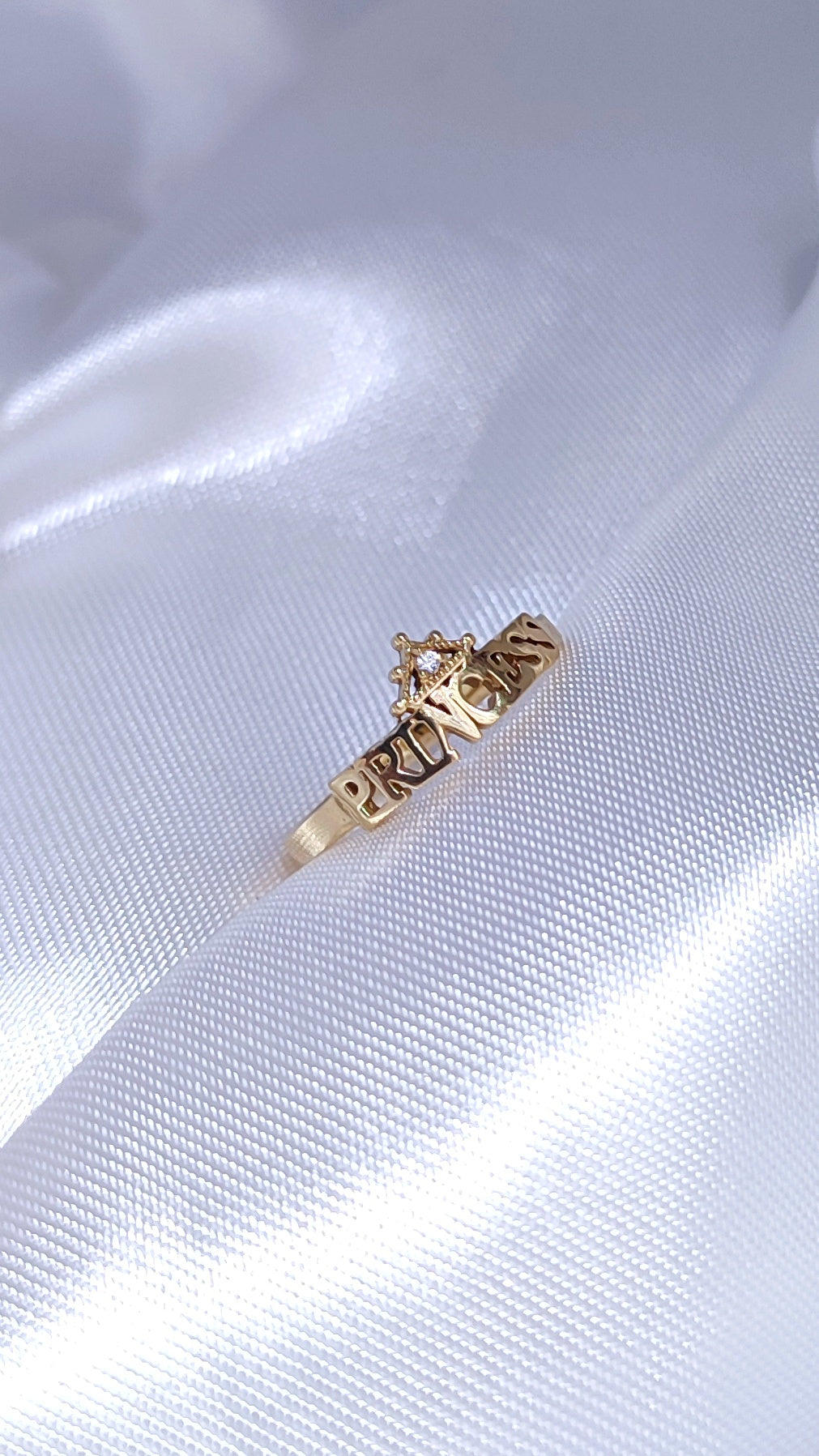 Anillo 15 Años Princess Oro 18K