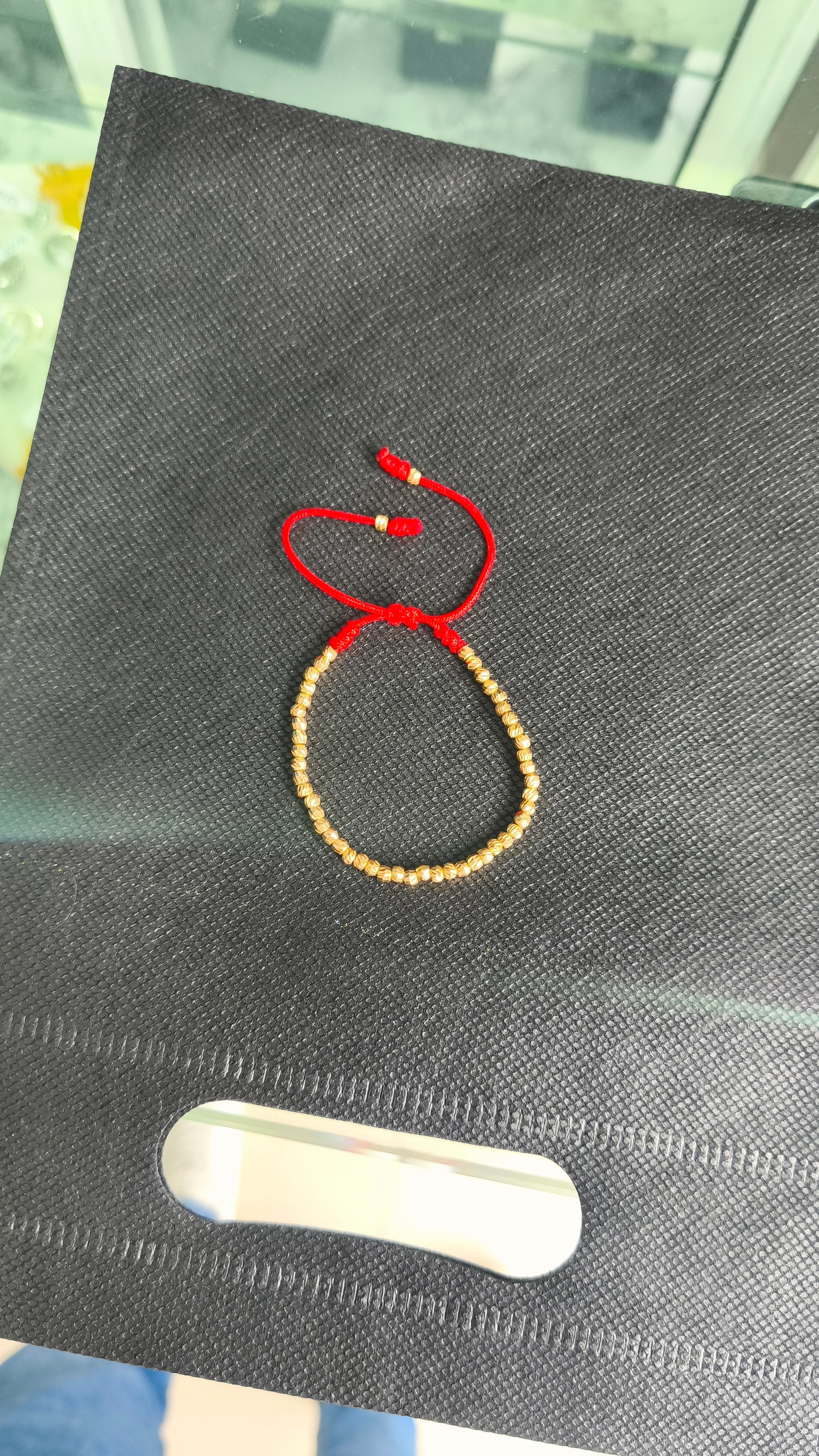 Pulsera de balines de oro de 18 kilates tamaño número 3