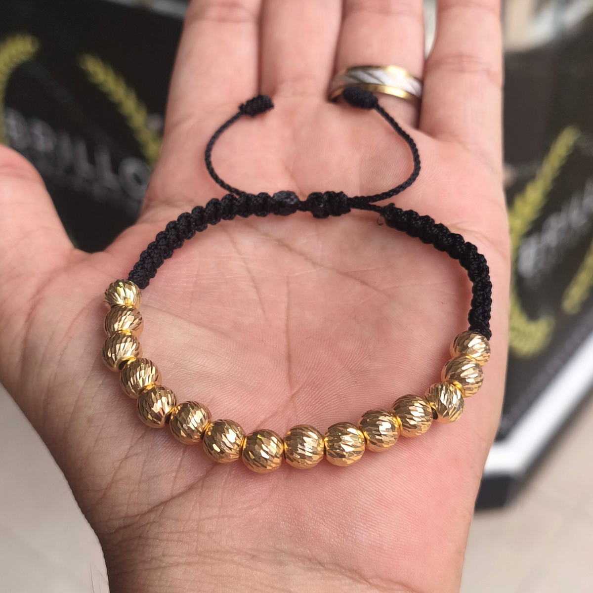 Pulsera Balines#7 Oro 18 kilates Hombre