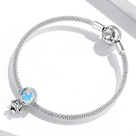 Charm Astronauta Lunar Plata925