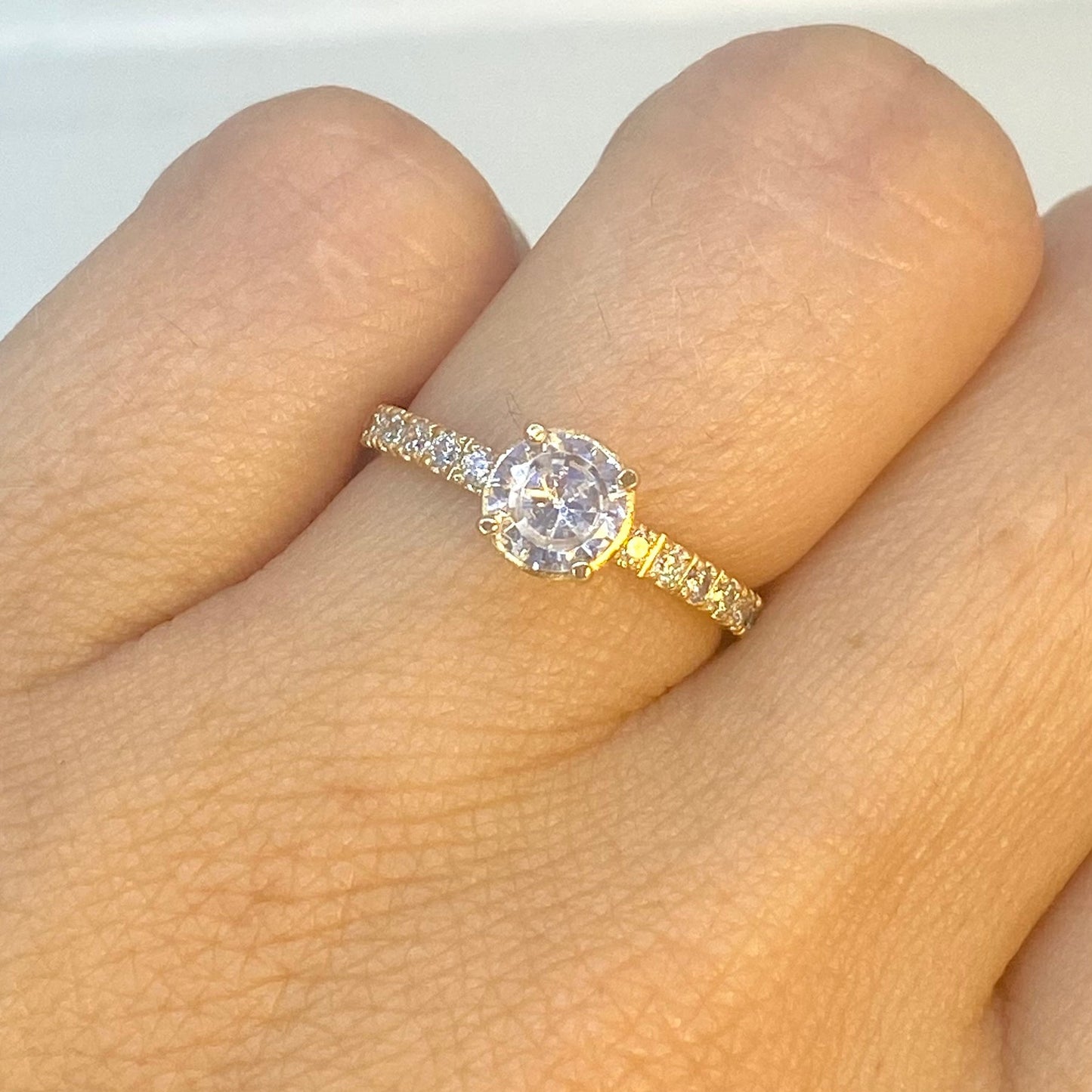 Argollas Anillos Matrimonio Capri en Oro 18K