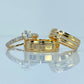 Set Anillos Matrimonio Armonía en Oro 18K