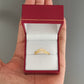 Regalo de Quince Años: Anillo Oro 18K con Corazón de Circonia | Brillo Inolvidable