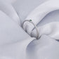 El Anillo de Compromiso Plata 925 Clásico y Elegante para Ella