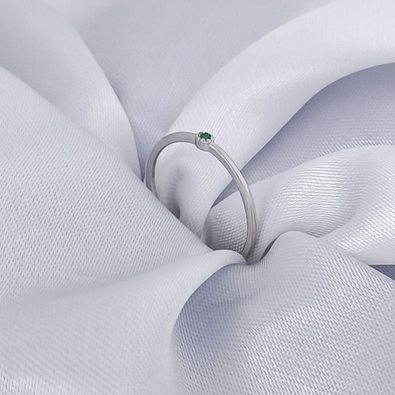 El Anillo de Compromiso Plata 925 Clásico y Elegante para Ella