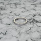 Regalo Ideal: Anillo Plata Baño Oro Blanco para Mujer | con Brillo Sutil