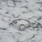 Anillo de Compromiso Plata 925 con Circonita Cuadrada: Elegancia Moderna