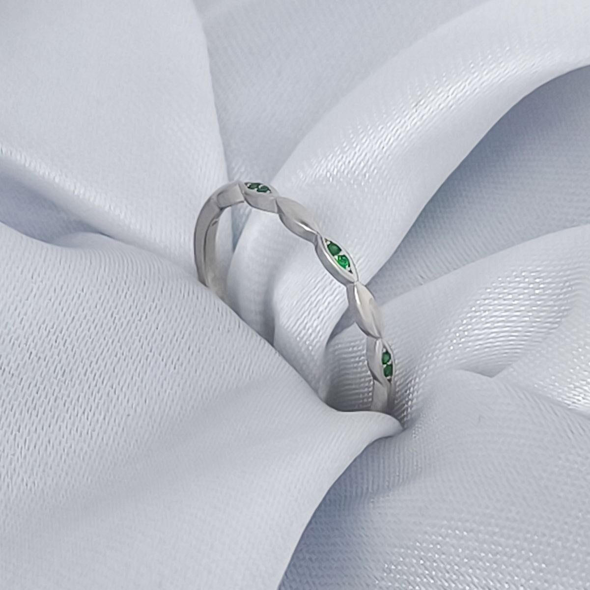 Compra Online: Anillo Plata 925 Baño Oro Blanco Delicado | Ideal para Regalo