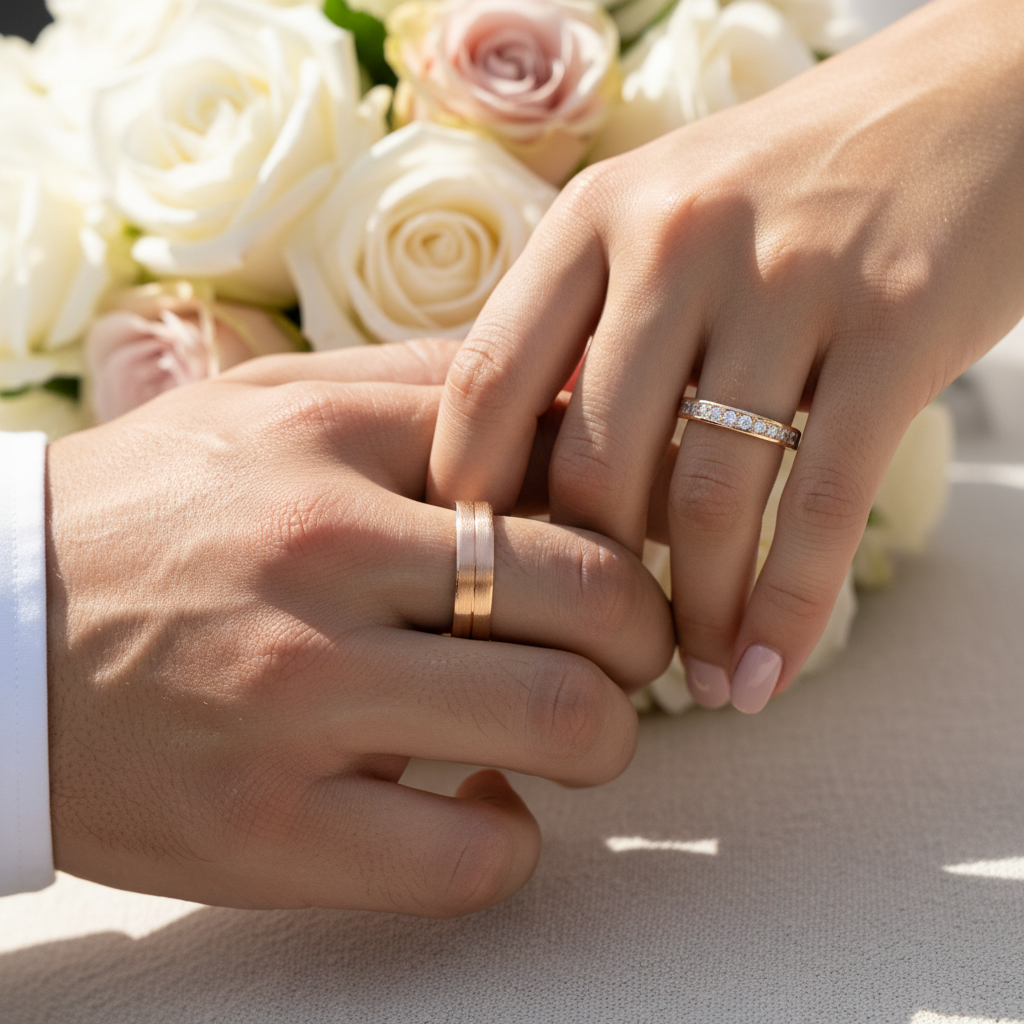 Marseille 18K Gold Wedding Rings