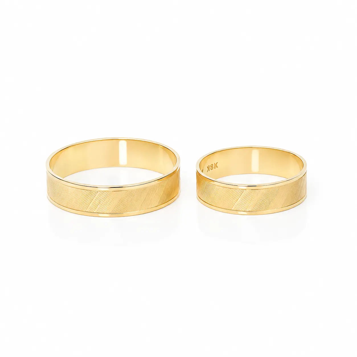 Argollas Anillos Matrimonio Armonia en Oro 18K