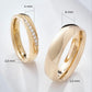 Anillos boda oro laminado 18K acabado brillante detalle premium