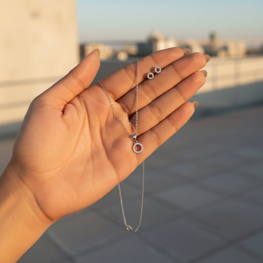 Aretes Minimalista Plata 925 Italiana – Acabado pulido | Brillo Encanto