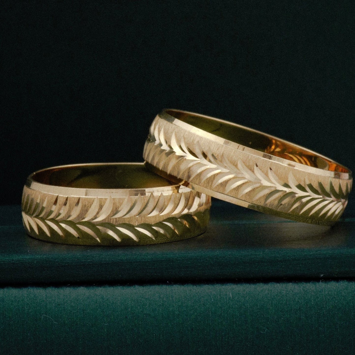 Argollas Anillos Matrimonio Paz en Oro 18K