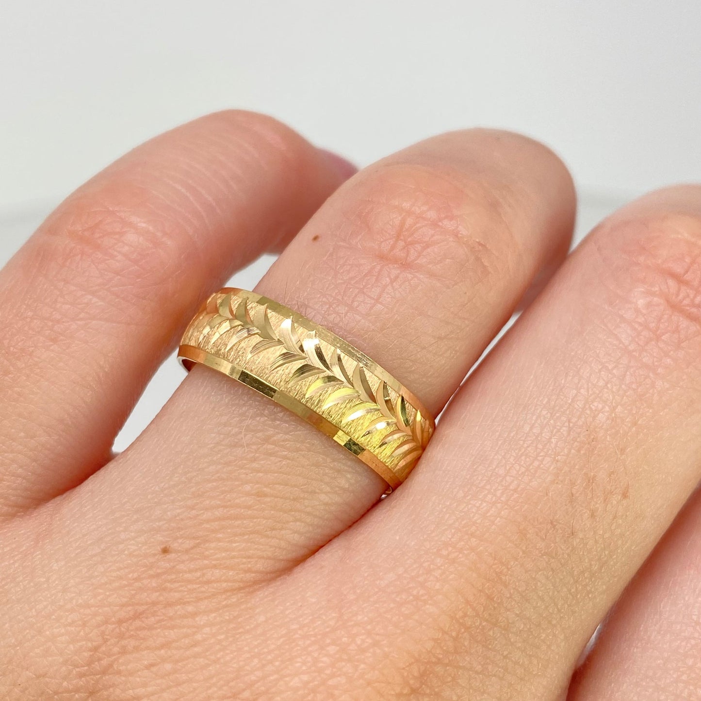 Argollas Anillos Matrimonio Paz en Oro 18K