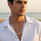 Cadena Collar Hombre Caballero Plata 925 Italiana Chinesca