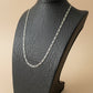 Cadena collar hombre Plata 925 italiana alto brillo — regalo premium Brillo Encanto