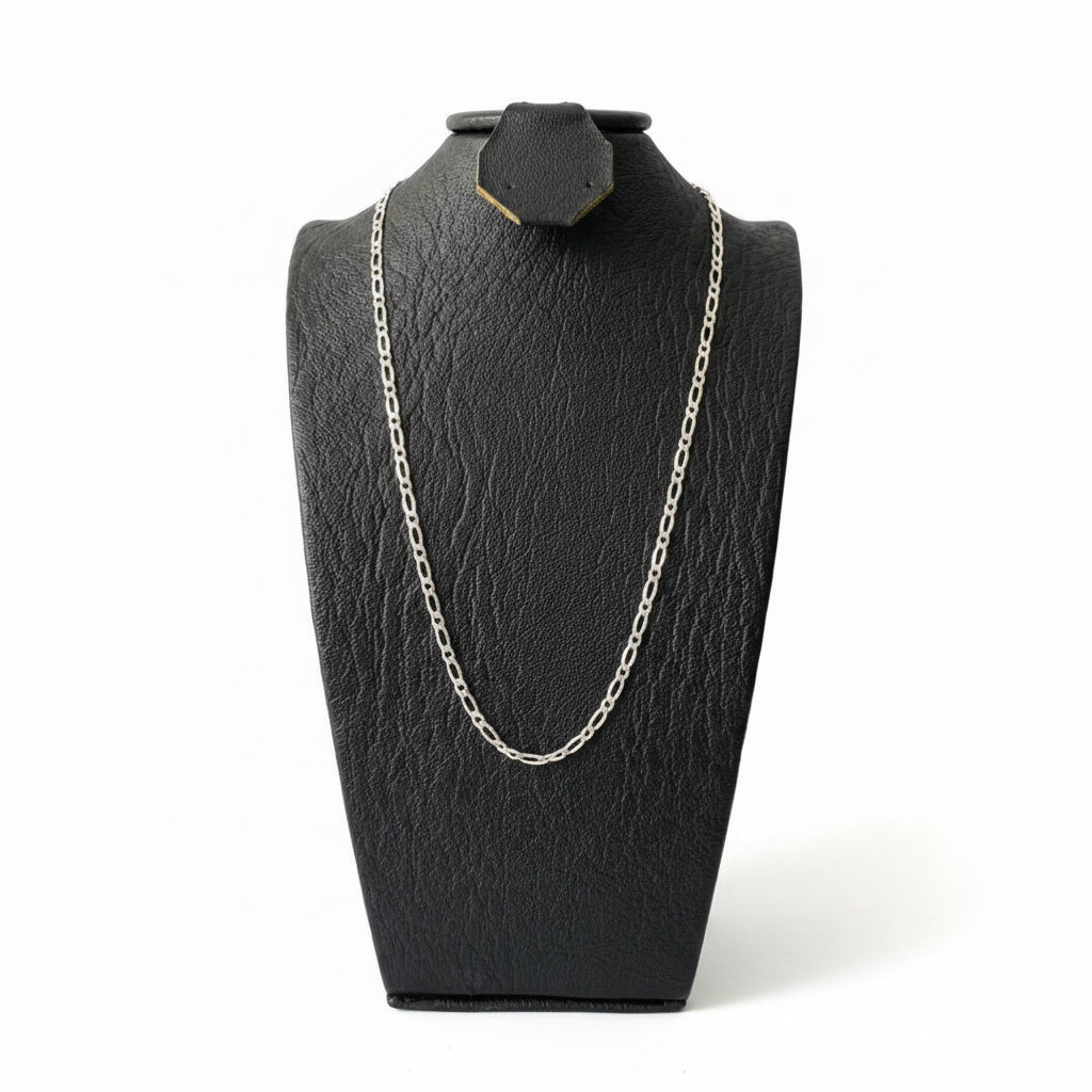 Cadena hombre Plata 925 italiana 60 cm — joyería de lujo con garantía de por vida