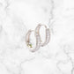 Medium Candongas Earrings with Crystals