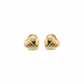Aretes Anti alérgicos Topitos Seguridad Mujer Y Bebe Oro Laminado 18k
