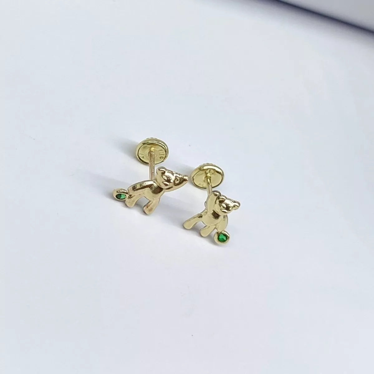 Aretes Osos Oro Laminado 18k