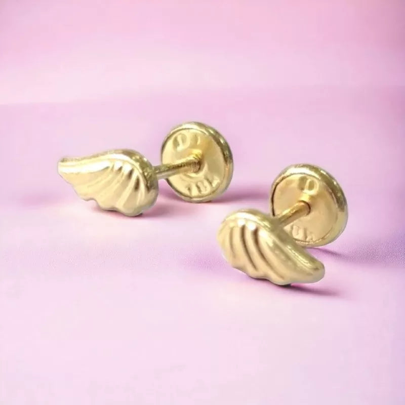 Aretes Alas Oro Laminado 18k Pequeñas