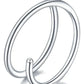 Piercing Nariz Plateado Doble Aro Nostril Plata925