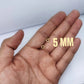 Aretes Oro Laminado 18k Corazón Anti alérgicos