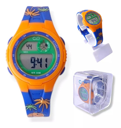 Reloj Niño Niña Digital Impermeable al  Agua y En Colores Surtidos