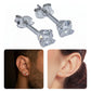 Aretes / Topos / Piercing Unisex En Plata 925 Italiana 3mm