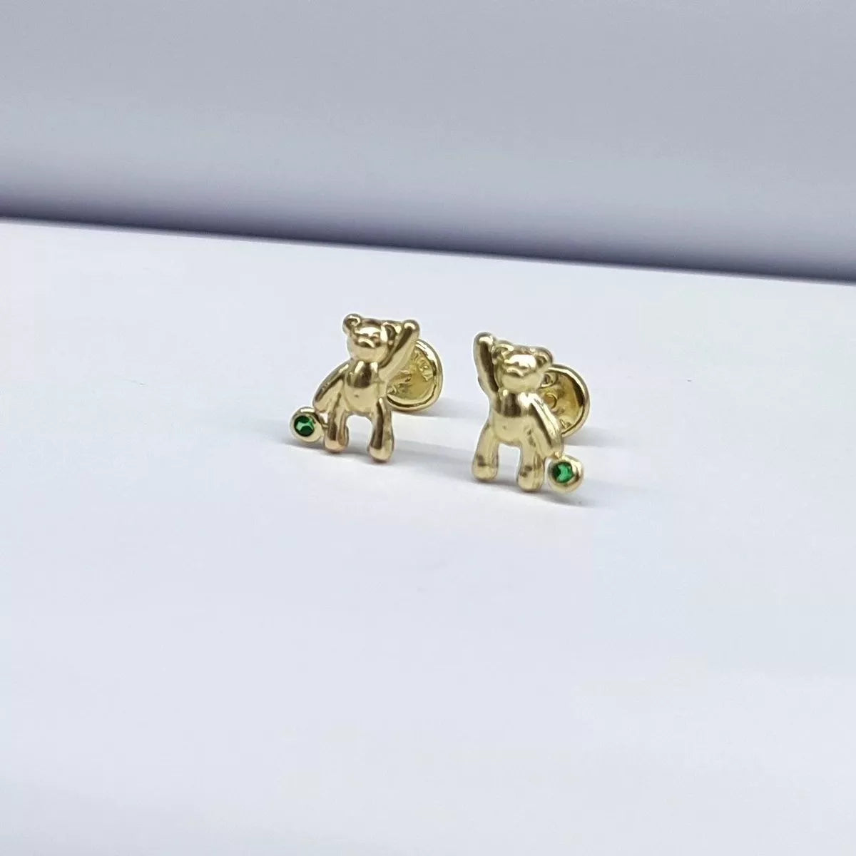 Aretes Osos Oro Laminado 18k niñas