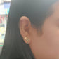 Aretes Pendientes Alas Oro Laminado 18k Pequeñas