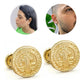 Piercings Aretes San Benito Oro Laminado 18K Unisex