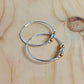 Aretes Candongas Grandes Oro Plata925